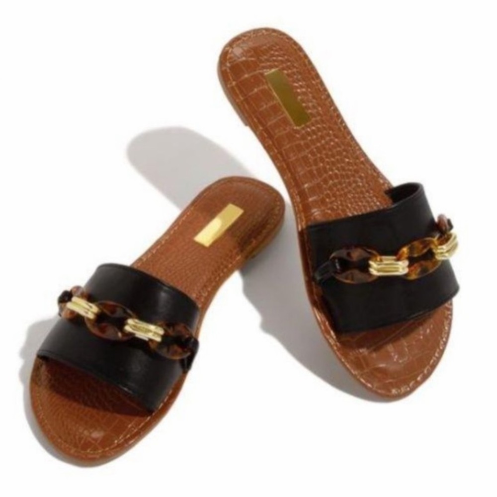 Ladies Single Strap SLIDES - Qupid